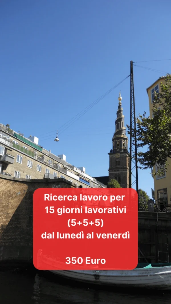 consulenza-ricerca-lavoro Locandina consulenza ricerca lavoro per 15 giorni.